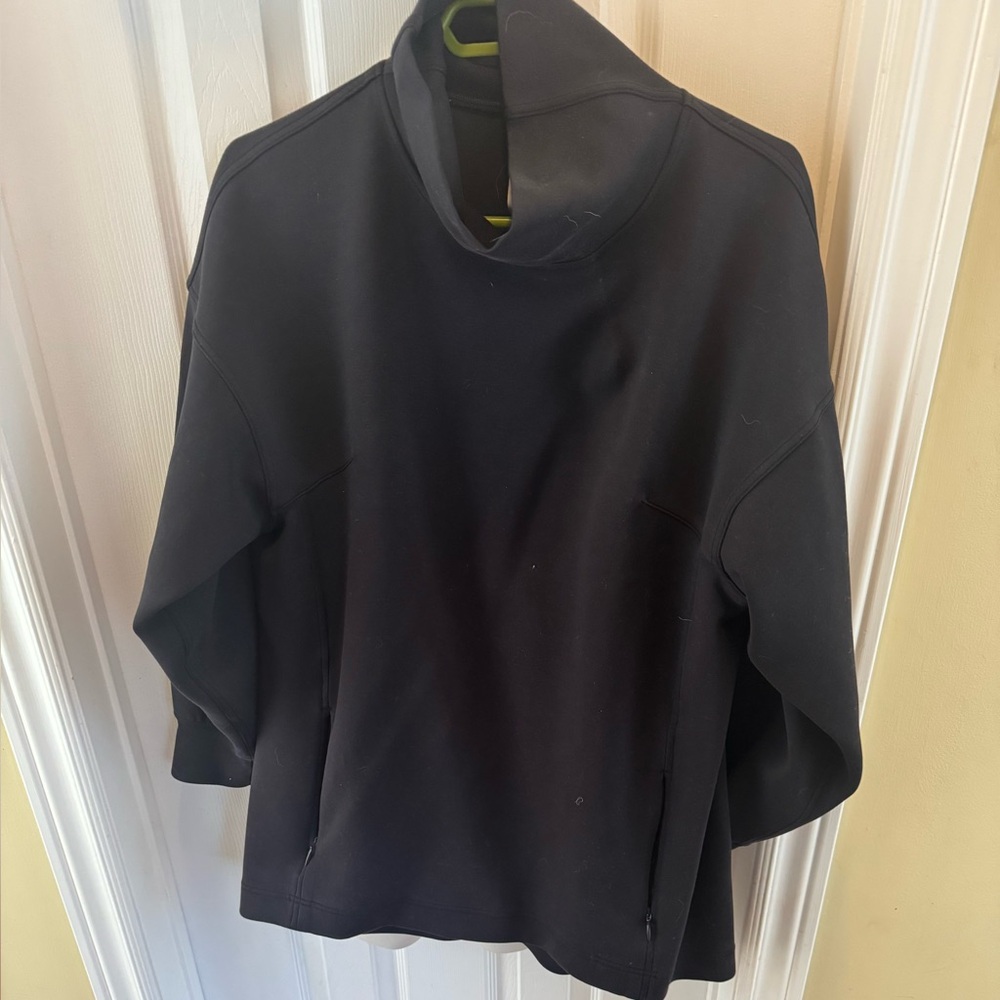 lululemon athletica Black Cowl Neck Sweater